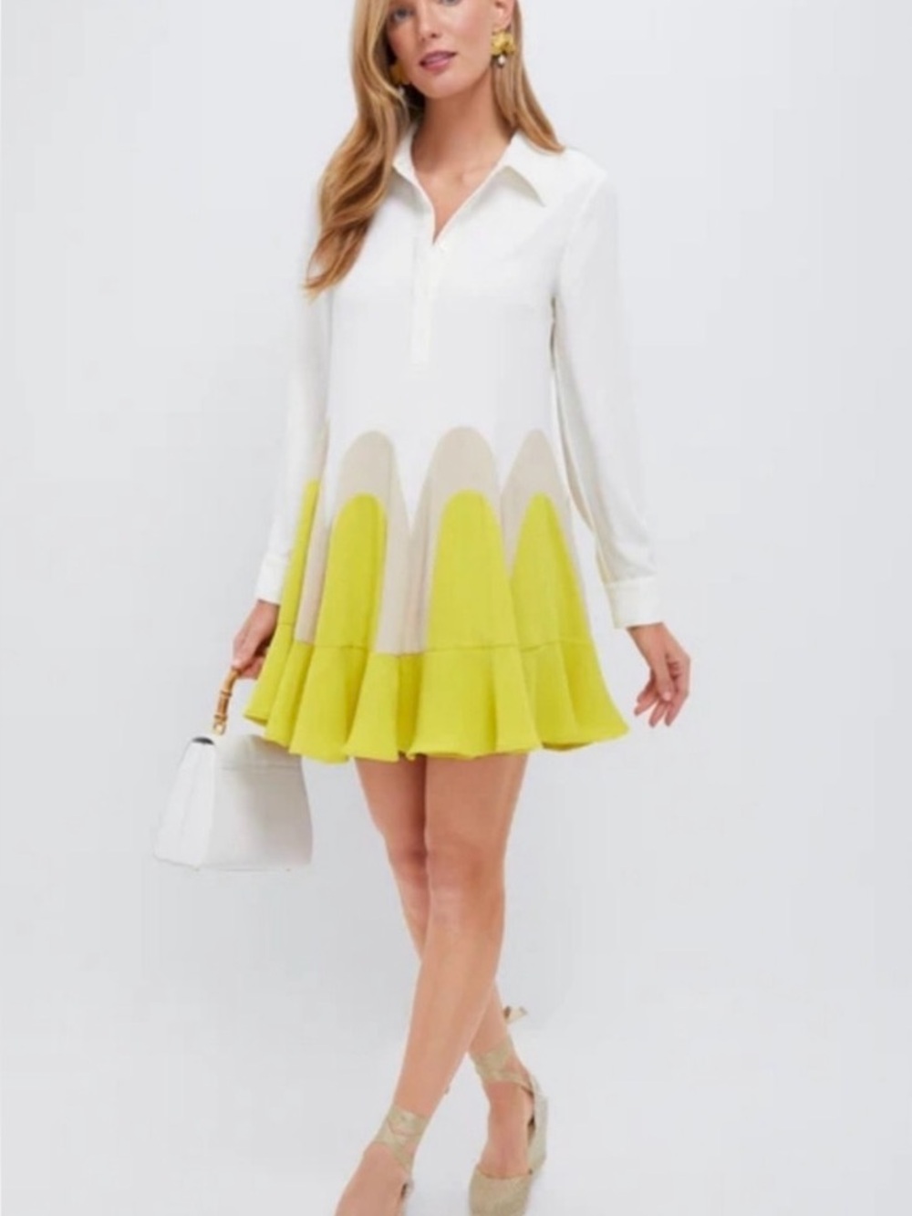 Tuckernuck Canary Flounce Nadia Dress Women Size XXL NEW Whimsical Romantic